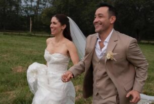 Luciano Pereyra y Julia Rezzuto y una boda íntima