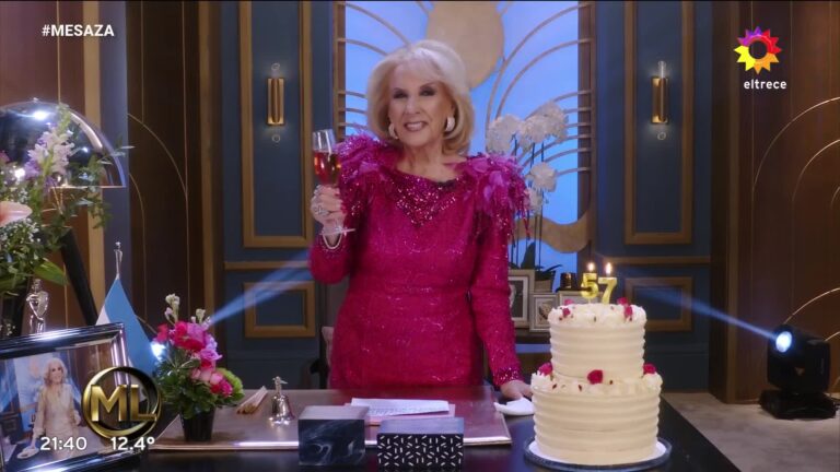 Mirtha Legrand celebró los 57 años de su programa