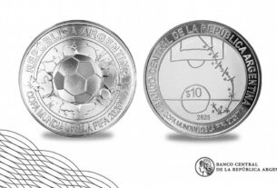 El BCRA lanzó una moneda por el Mundial 2026