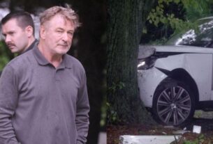 Alec Baldwin chocó su Range Rover contra un árbol en Los Hamptons