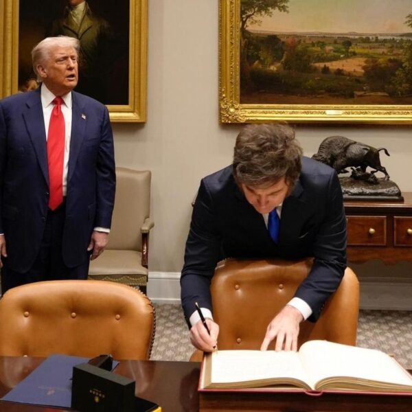 Milei, en línea con Trump