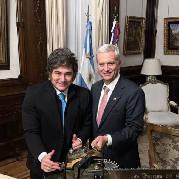 Milei recibió en la Casa Rosada al presidente electo de Chile, José Antonio Kast